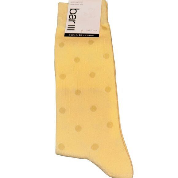 BAR III Other - BAR III CREW SOCKS UNISEX WITH ARCH SUPPORT SEAMLESS TOE FITS SHOE 7-12 NWT